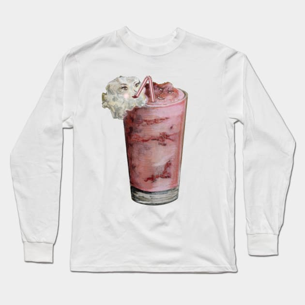 Pink Drink Decadent Sip Long Sleeve T-Shirt by moonfreakformula